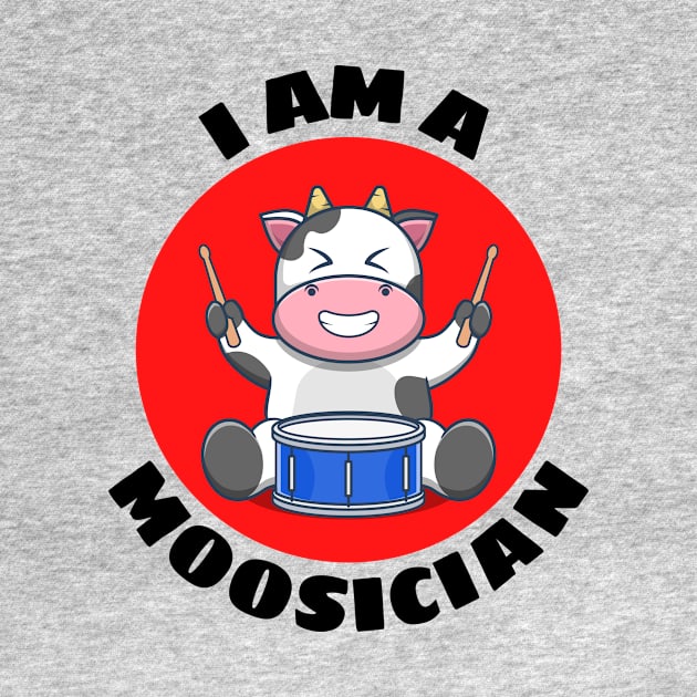 I Am A Moosician | Cow Pun by Allthingspunny